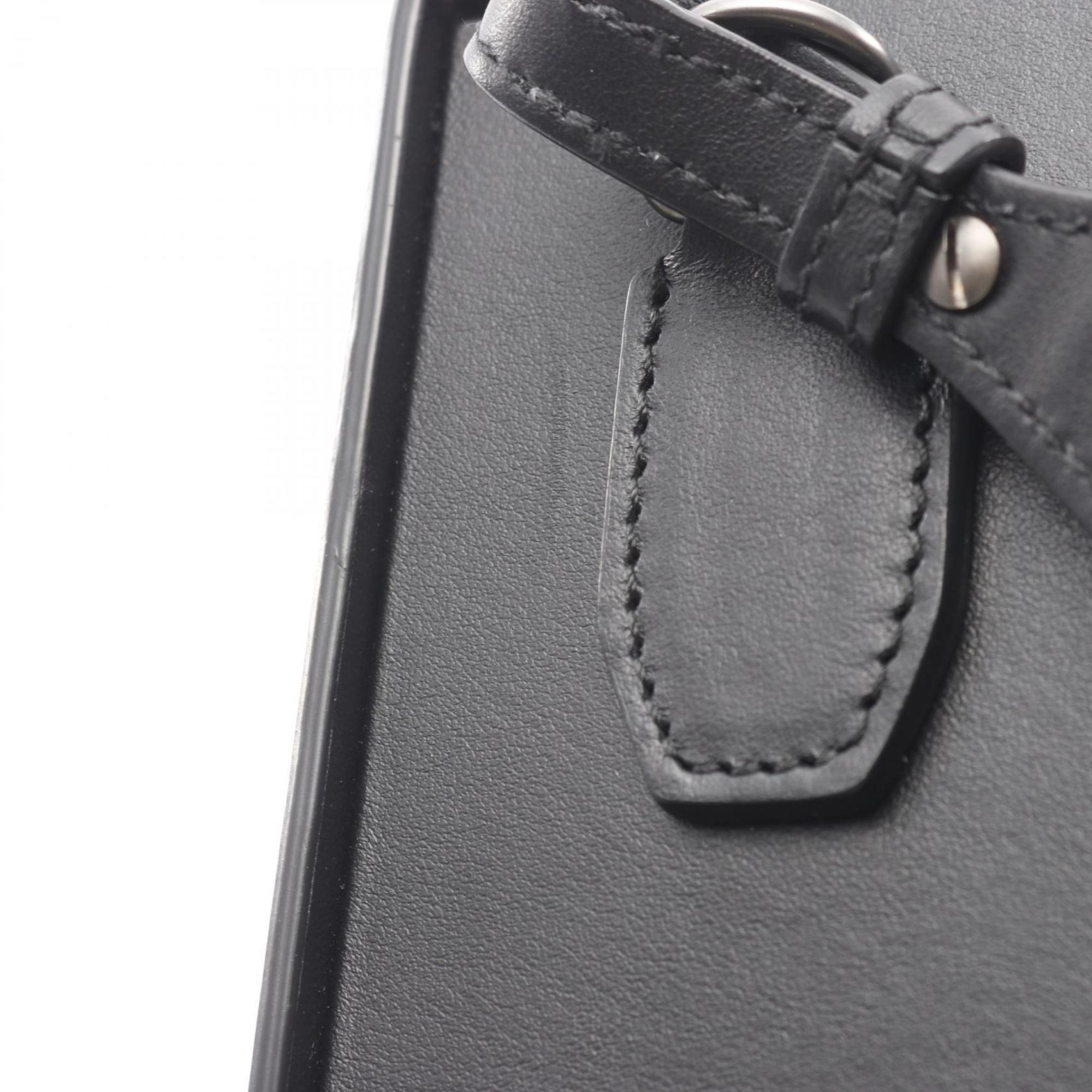 Fendi Black Leather Shoulder Bag (Pre-Owned)