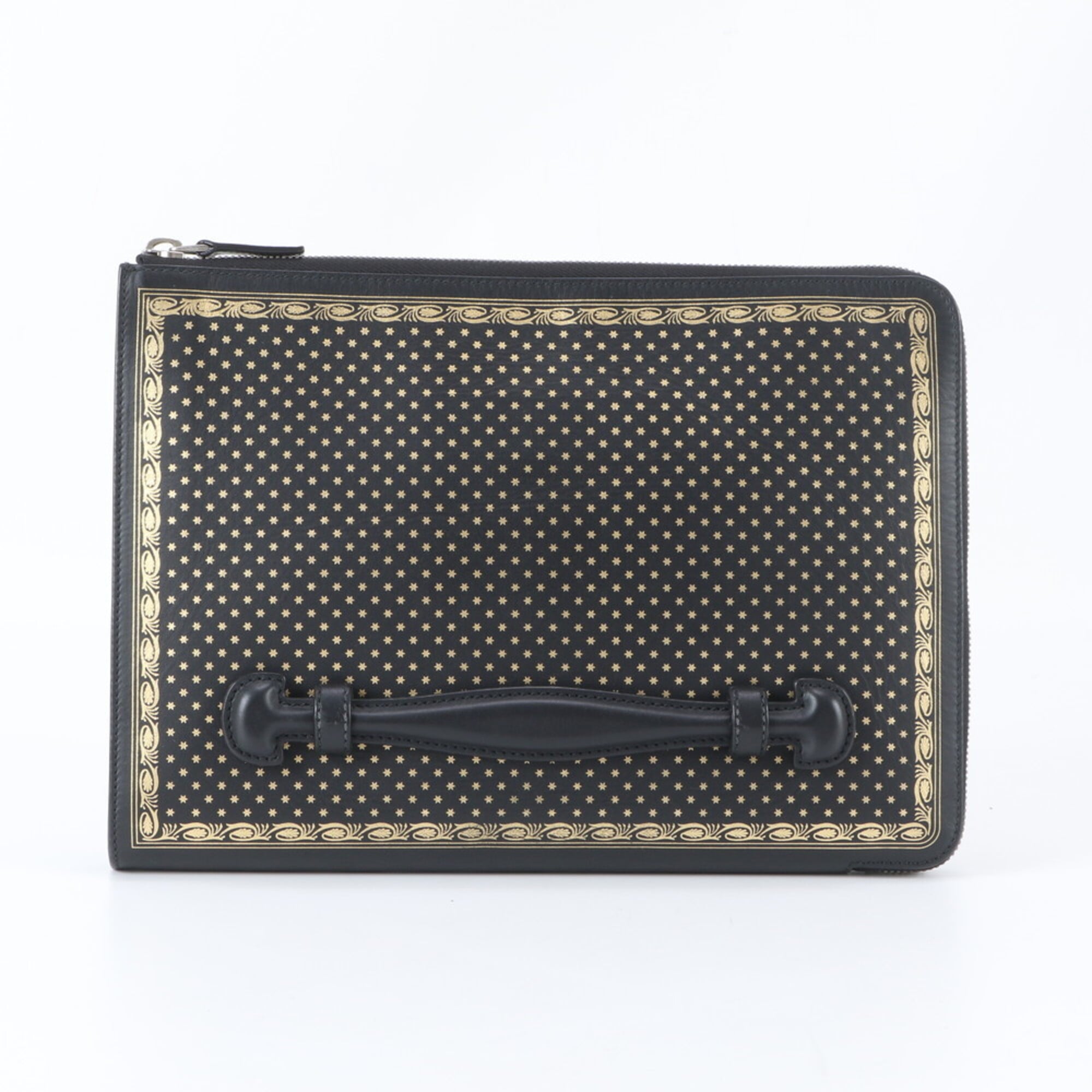 Gucci Black Leather Handbag (Pre-Owned)
