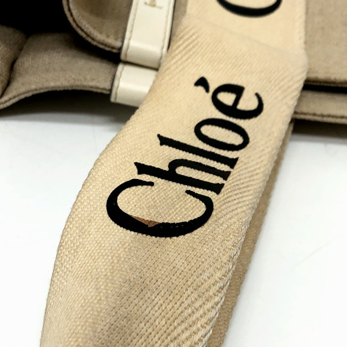 Chloé Beige Cloth Tote Bag (Pre-Owned)