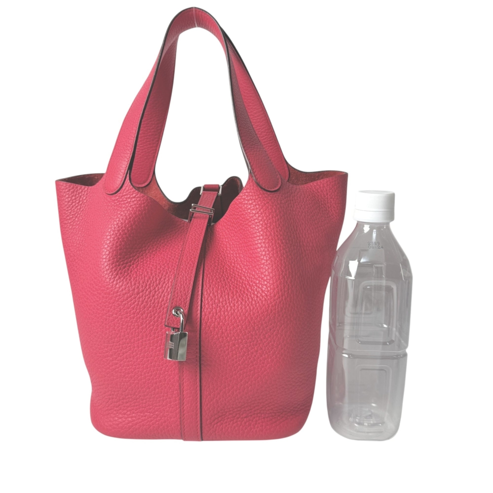 Hermes Taurillon Clemence Leather Handbag (Pre-Owned)