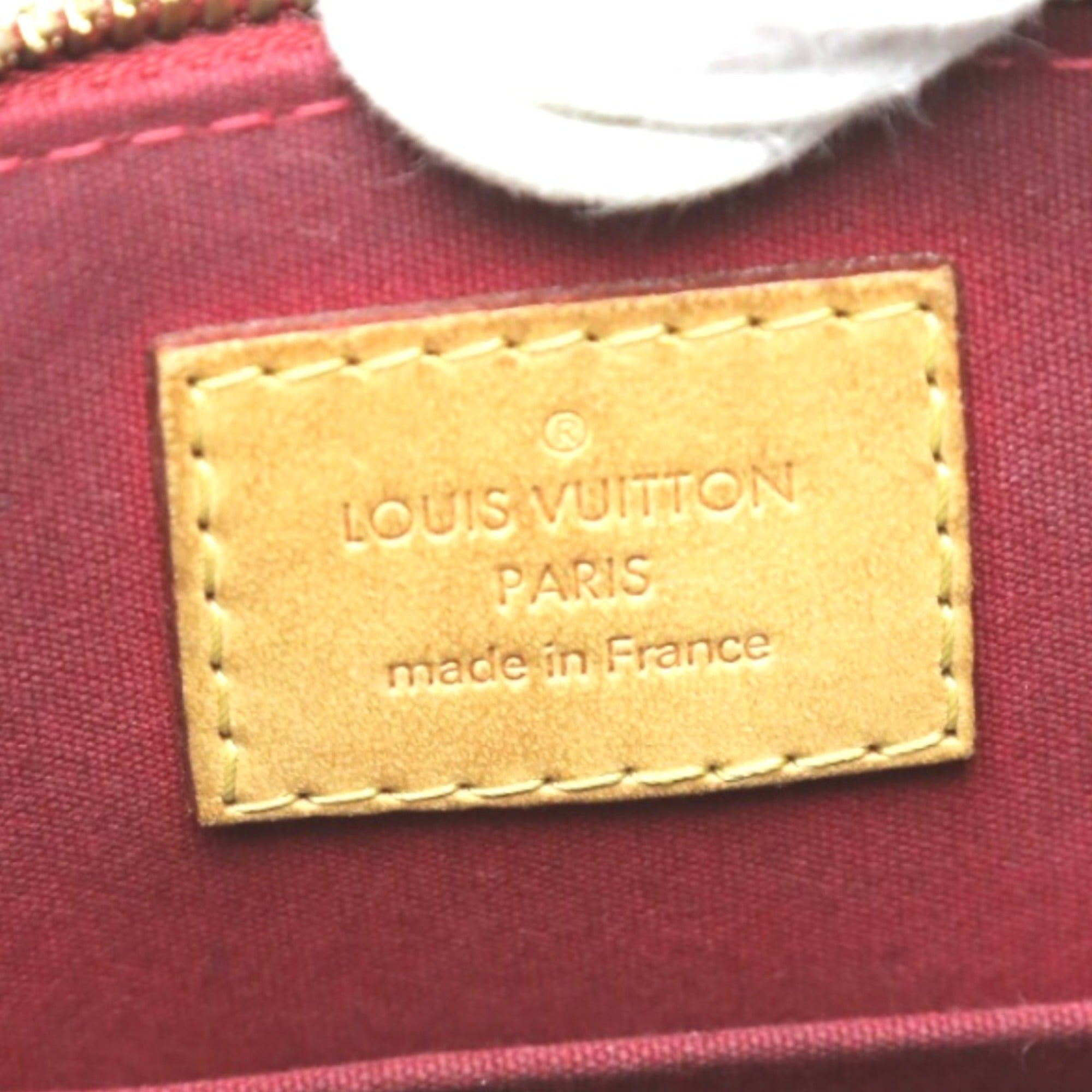 Louis Vuitton Monogram Vernis Red Color Monogram Vernis Handbag (Pre-Owned)
