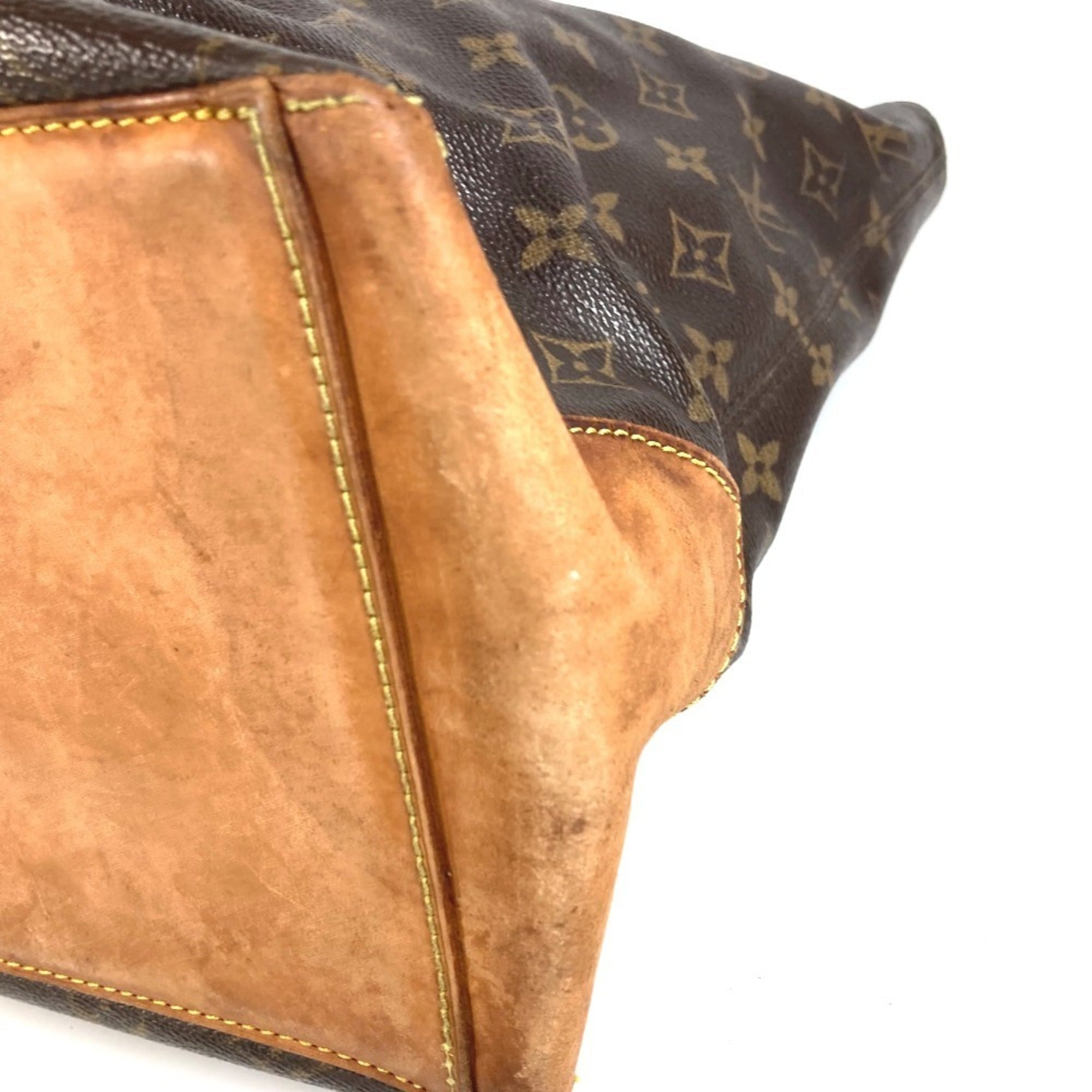 Louis Vuitton Brown Monogram Shoulder Bag Tote Bag (Pre-Owned)
