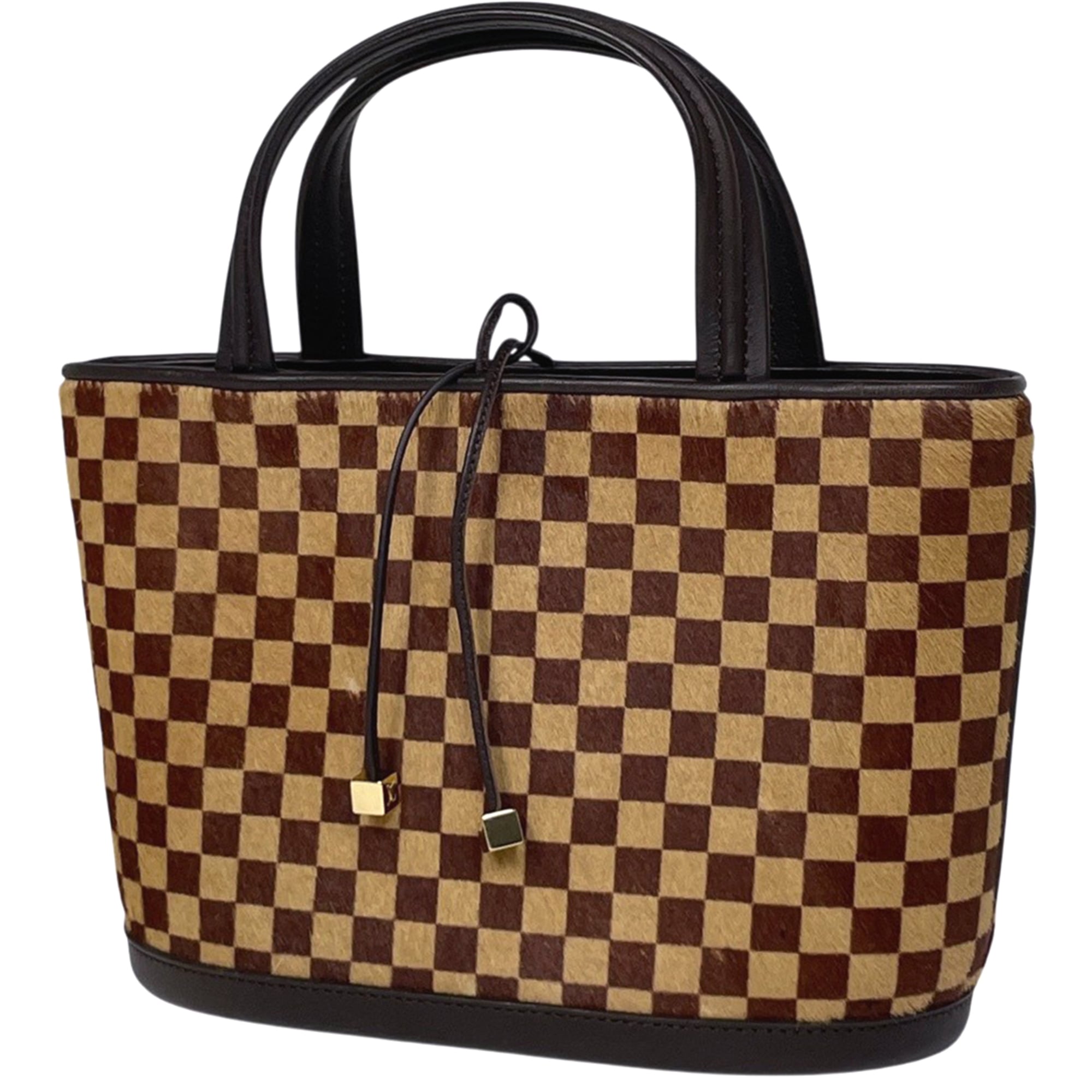Louis Vuitton Brown Damier Canvas Handbag (Pre-Owned)