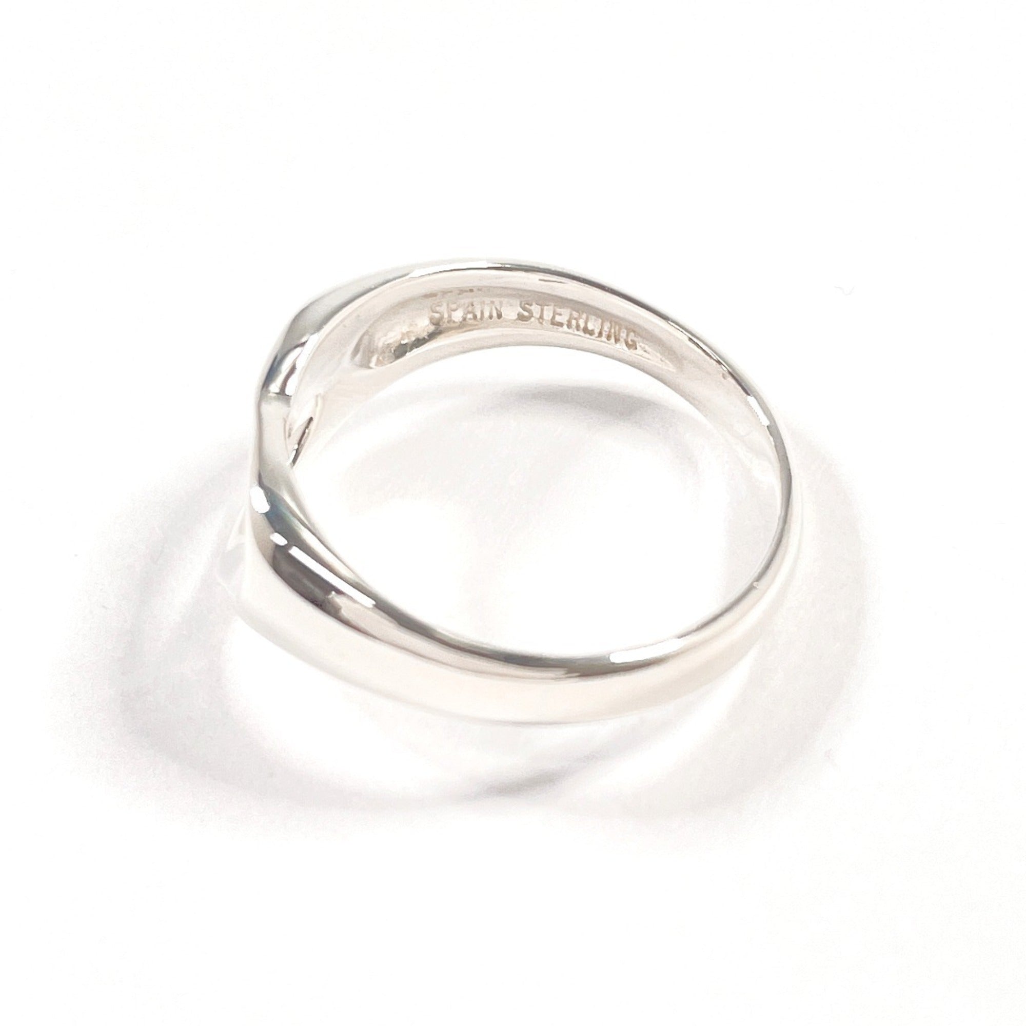 Tiffany Silver Sterling Silver Band Ring (Pre-Owned)