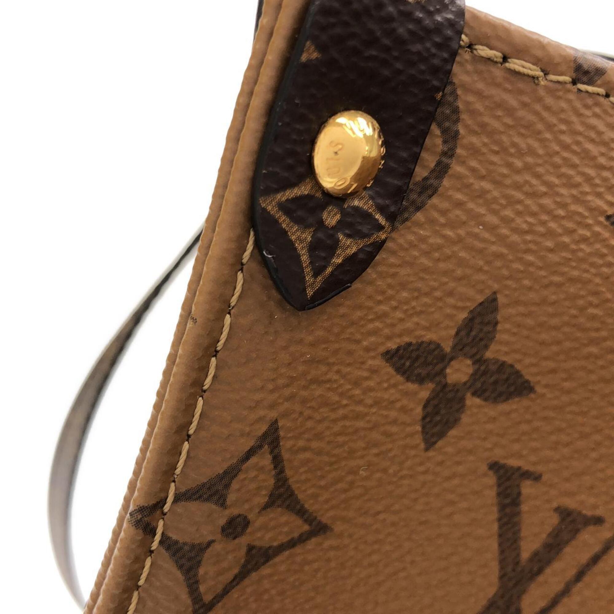 Louis Vuitton Marron Coated Canvas Handbag (Pre-Owned)