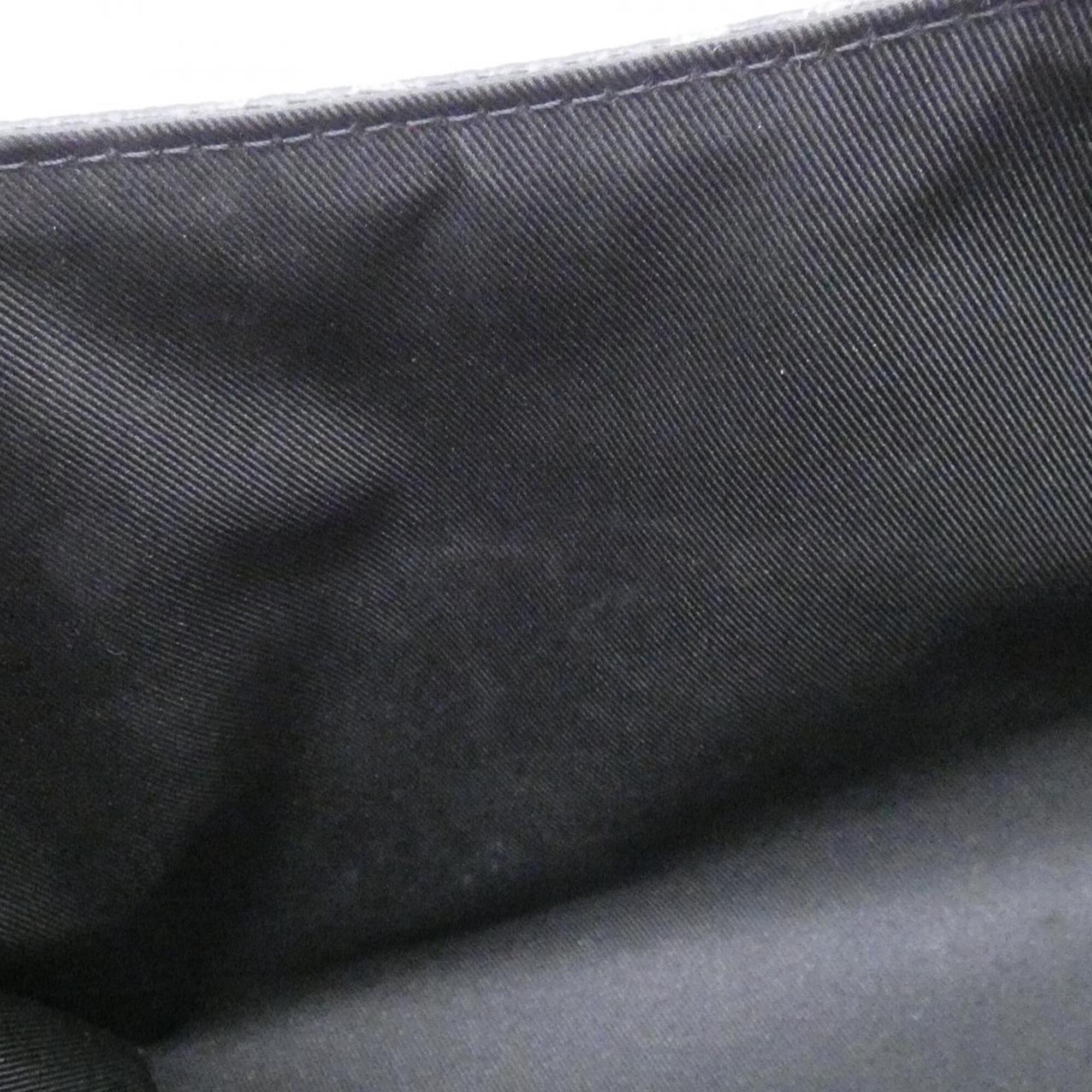 Louis Vuitton Black Coated Canvas Shoulder Bag (Pre-Owned)