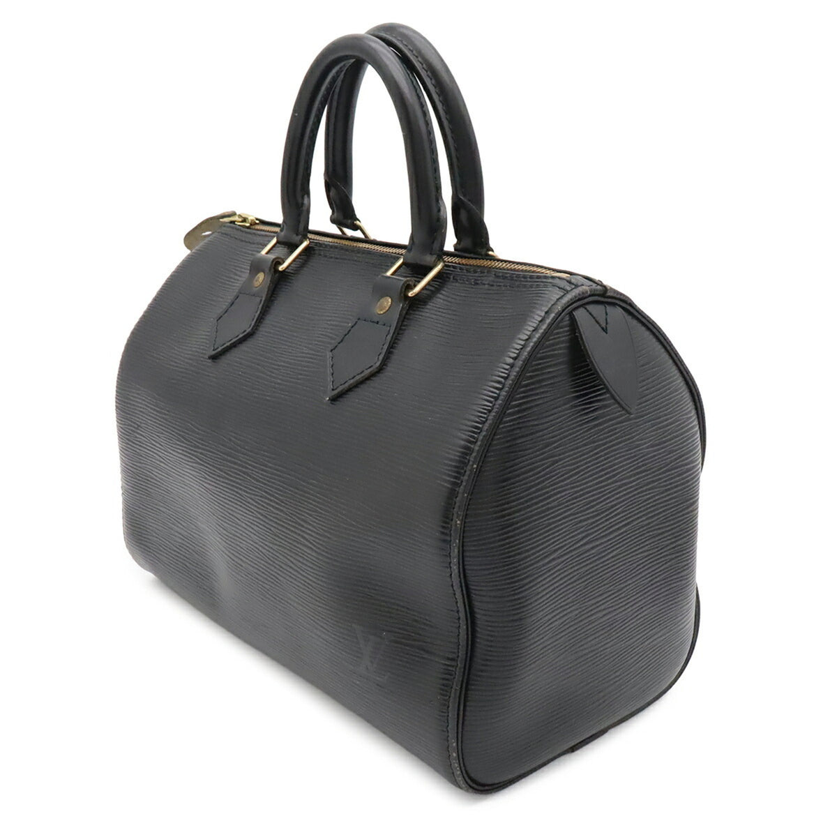 Louis Vuitton Noir Epi Leather Boston Bag Handbag (Pre-Owned)