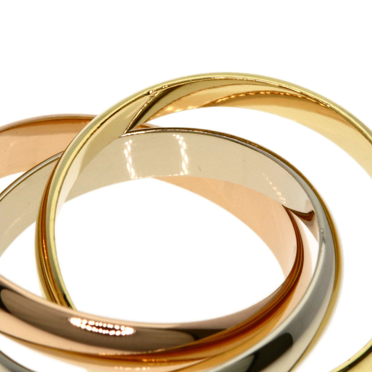 Cartier Trinity Yellow Gold (18K) Pink Gold (18K) White Gold (18K) Band Ring (Pre-Owned)
