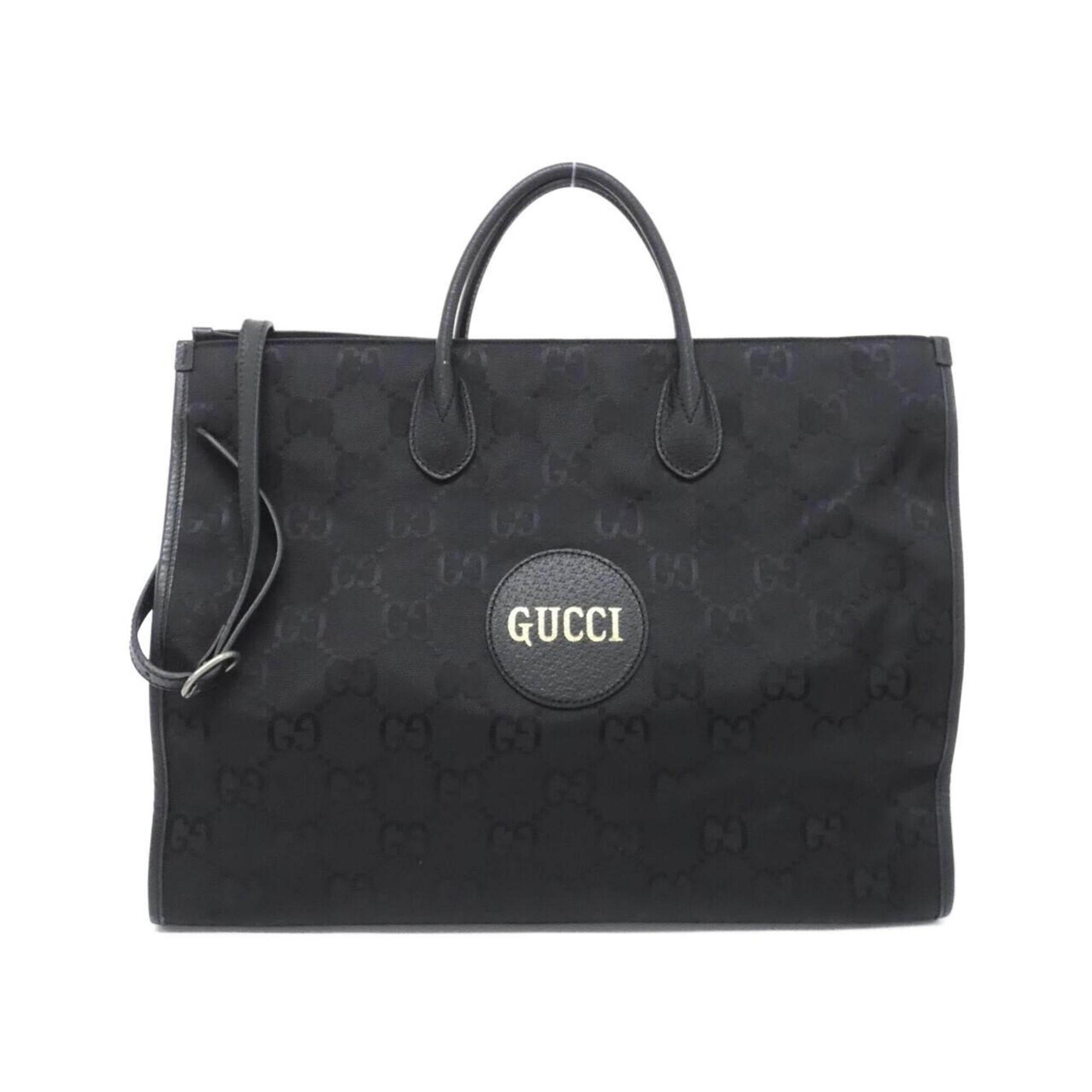 Gucci Black Nylon Leather Handbag (Pre-Owned)