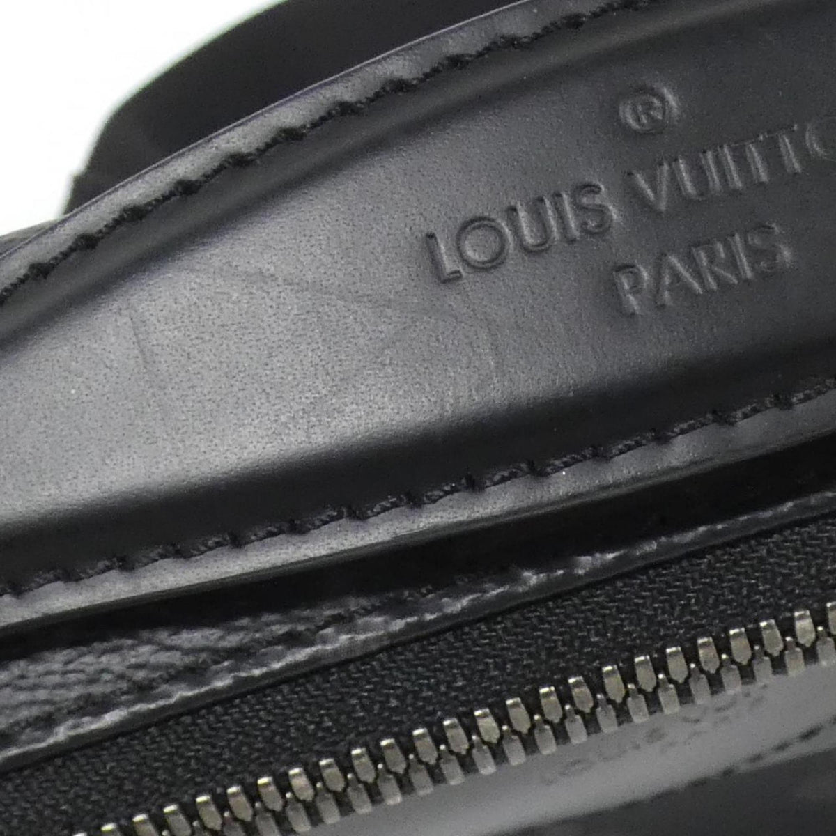 Louis Vuitton Black Coated Canvas Shoulder Bag (Pre-Owned)