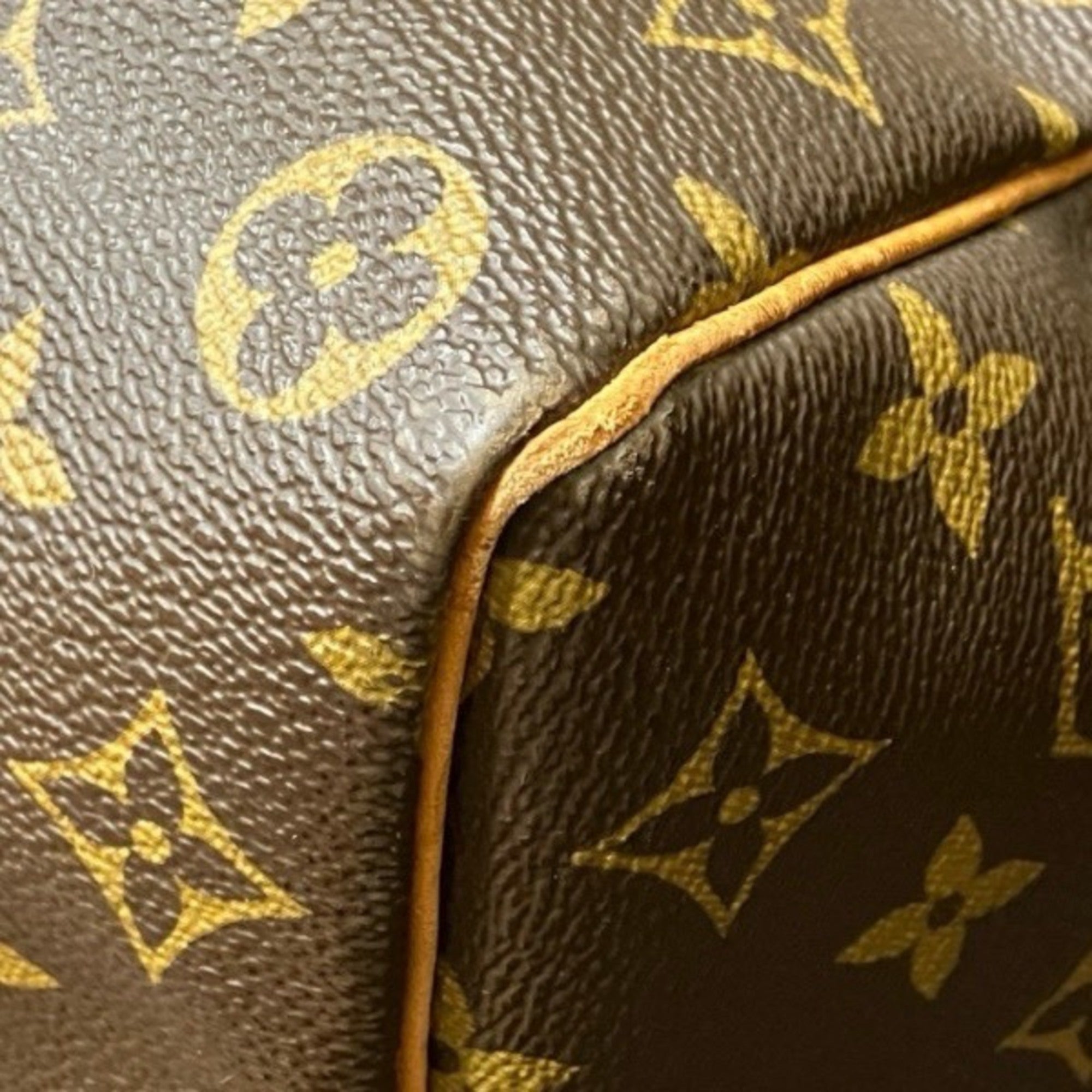 Louis Vuitton Brown Monogram Boston Bag Handbag (Pre-Owned)