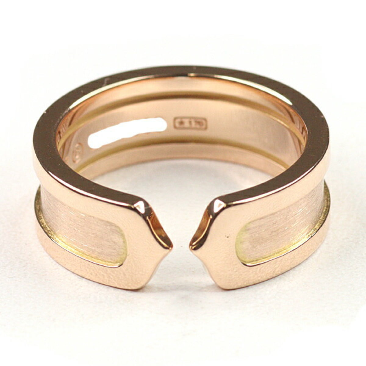 Cartier C2 Pink Gold Pink Gold (18K) Band Ring (Pre-Owned)