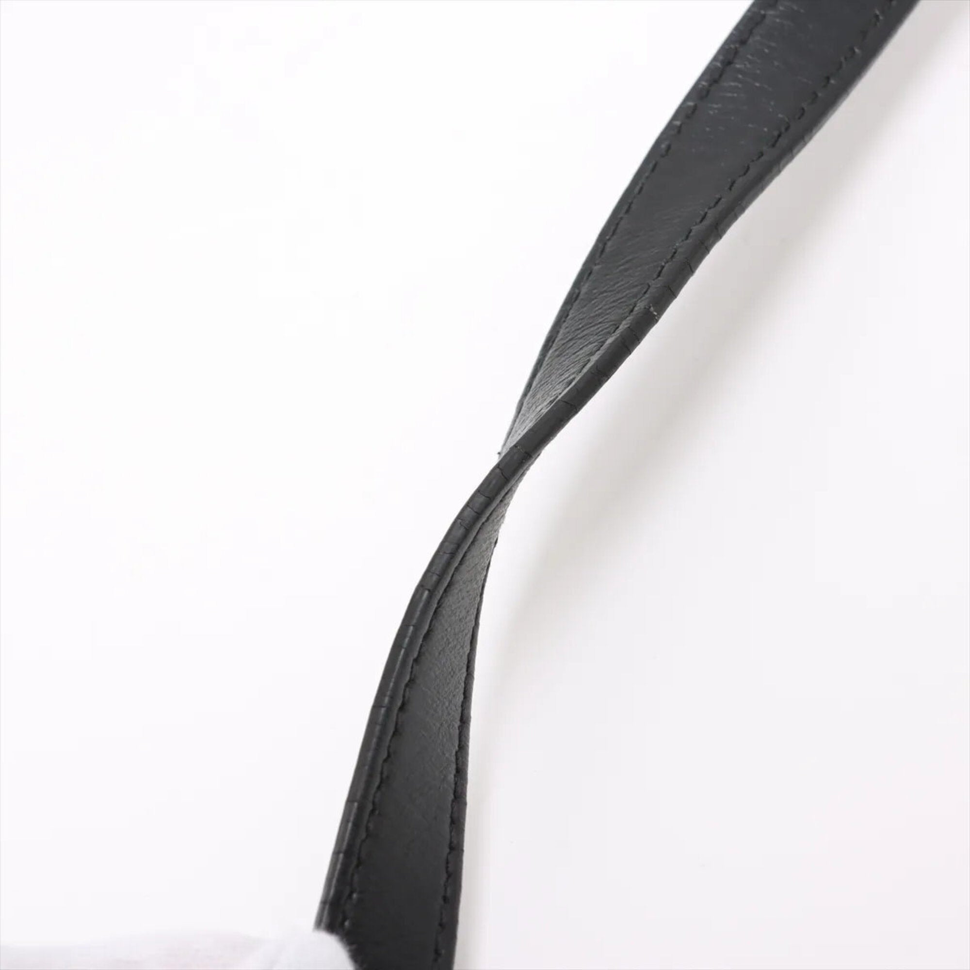 Prada Black Leather Canvas Shoulder Bag (Pre-Owned)