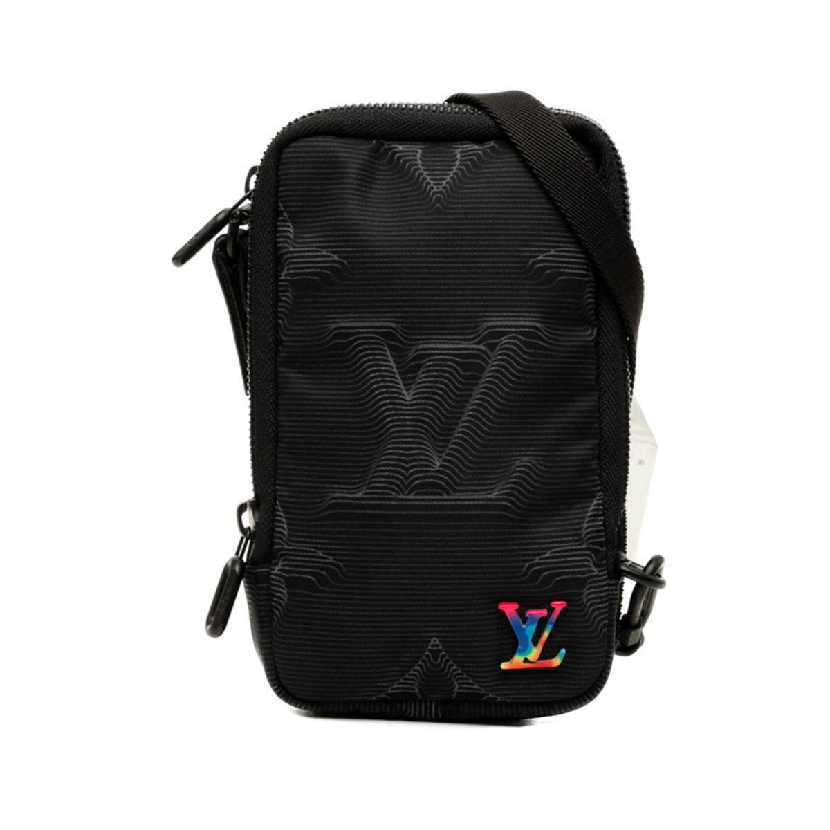 Louis Vuitton Black Nylon Shoulder Bag (Pre-Owned)