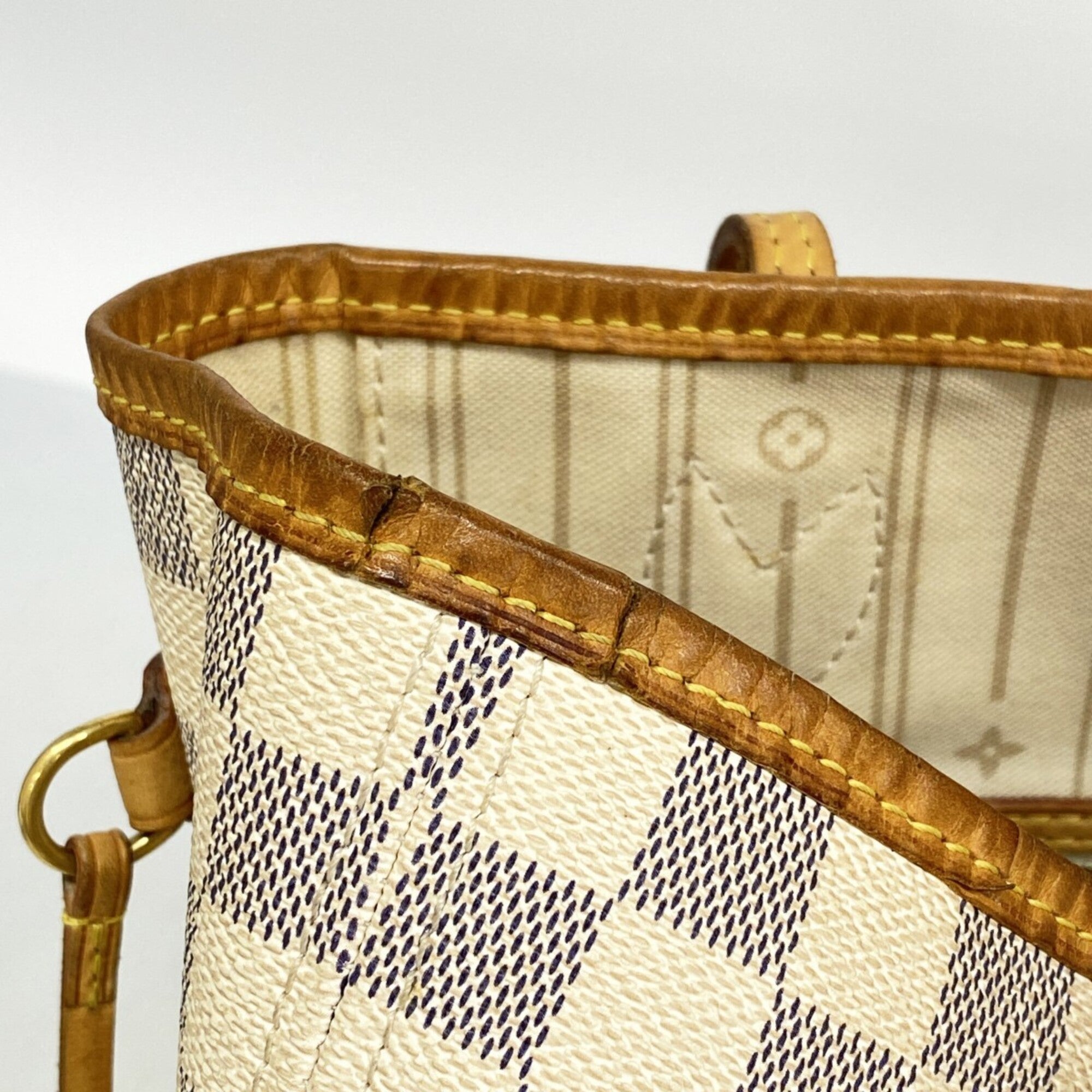 Louis Vuitton White Tote Bag (Pre-Owned)