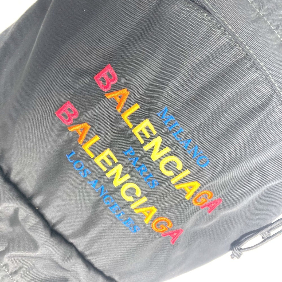 Balenciaga Black Multi-Color Nylon Backpack (Pre-Owned)