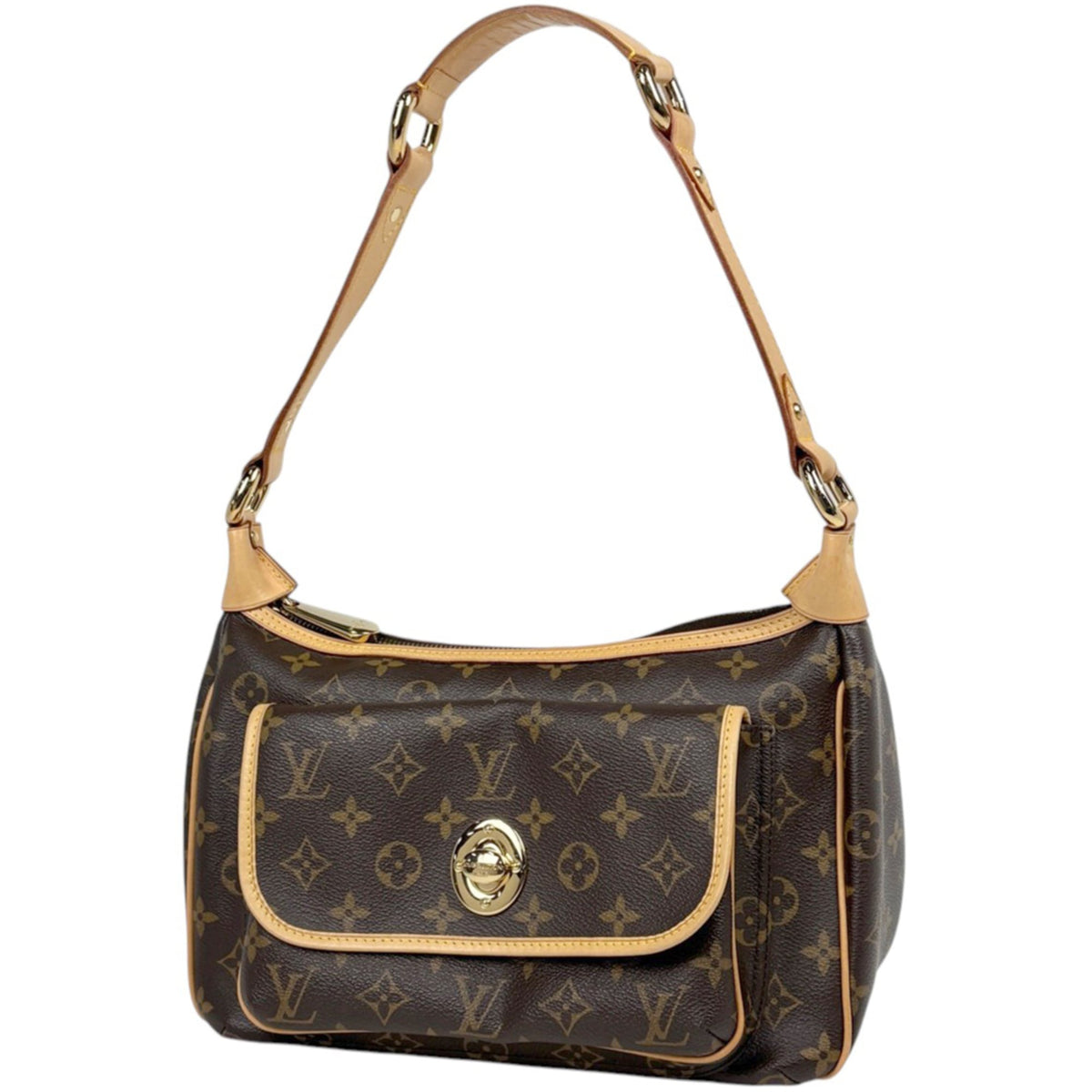 Louis Vuitton Brown Monogram Shoulder Bag (Pre-Owned)