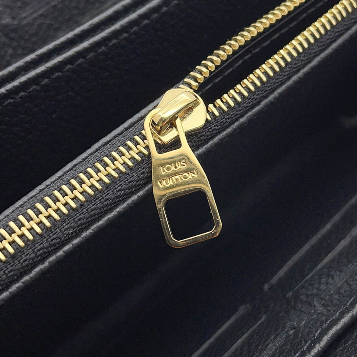 Louis Vuitton Monogram Empreinte Black Noir Monogram Empreinte Long Wallet (Bi-Fold) (Pre-Owned)