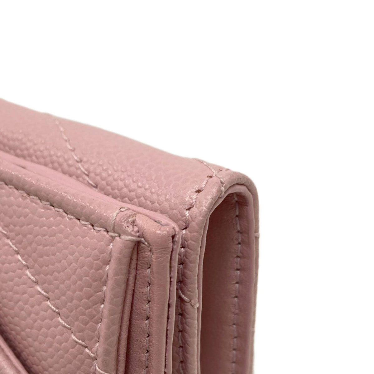 Yves Saint Laurent Pink Leather Wallet (Tri-Fold) (Pre-Owned)