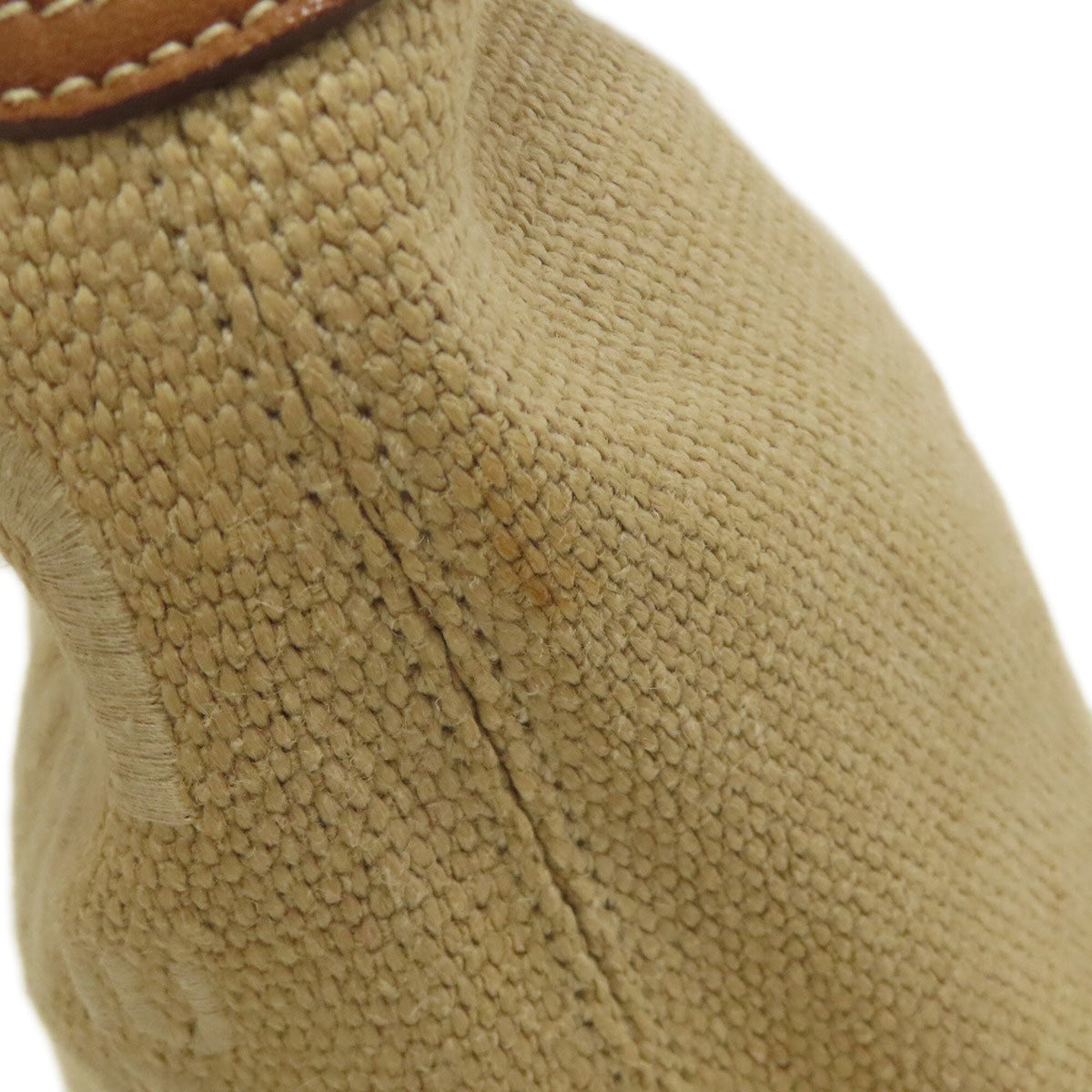 Miu Miu Brown Canvas Shoulder Bag (Pre-Owned)