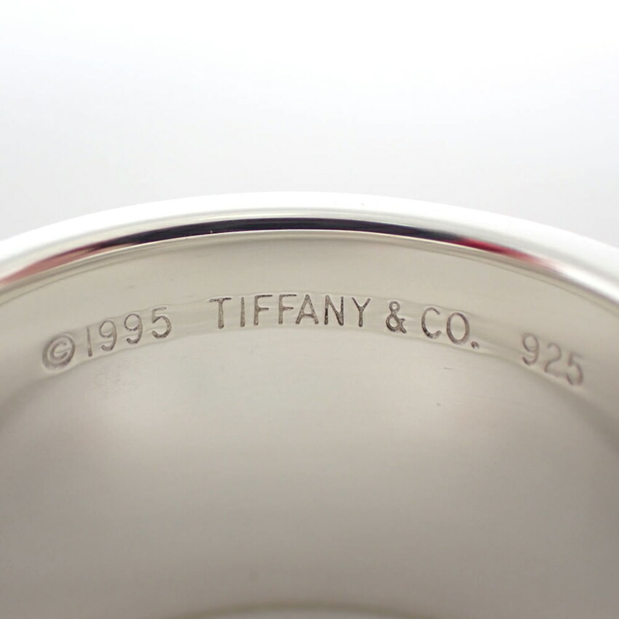 Tiffany Sterling Silver 925 Band Ring (Pre-Owned)