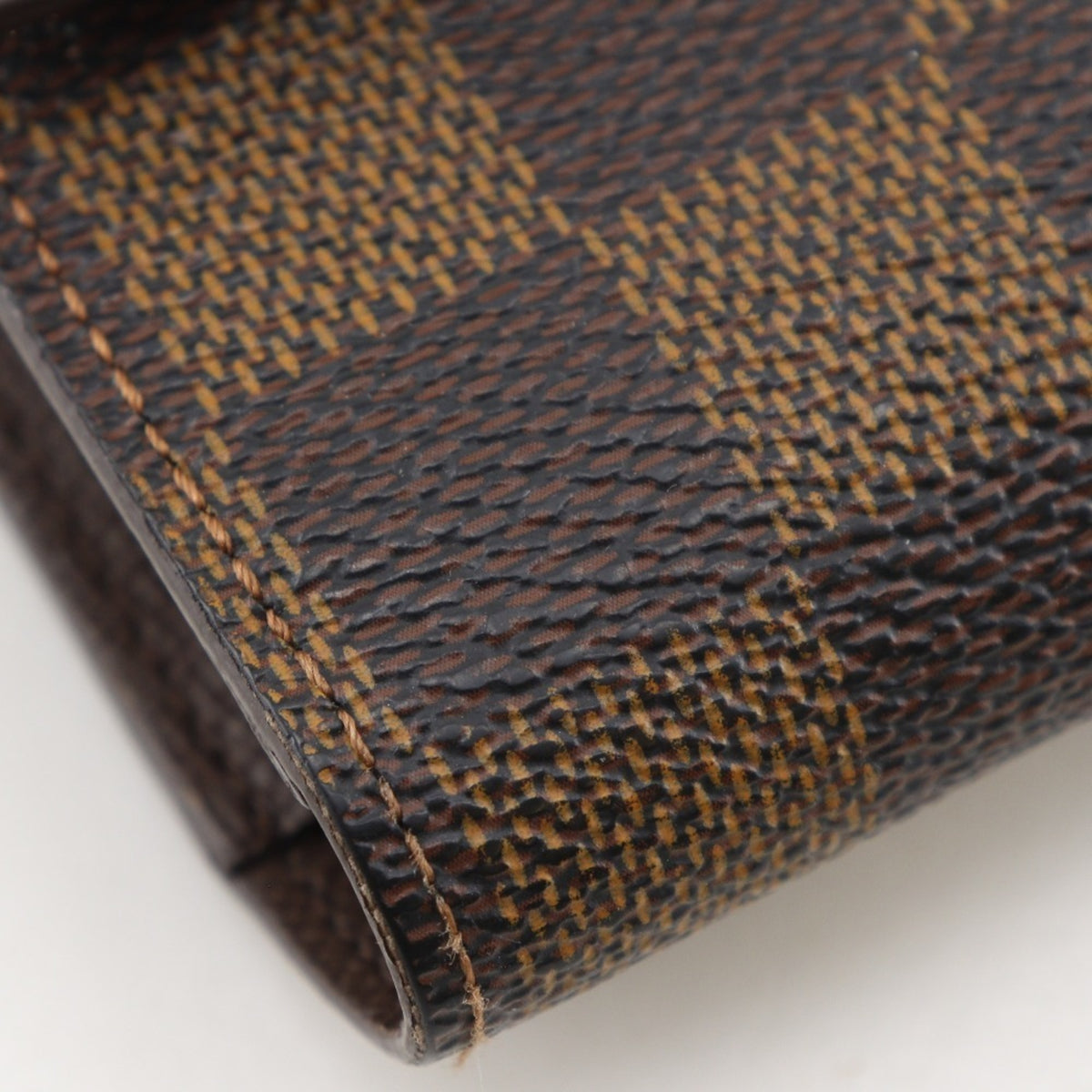 Louis Vuitton Brown Damier Canvas Long Wallet (Bi-Fold) (Pre-Owned)
