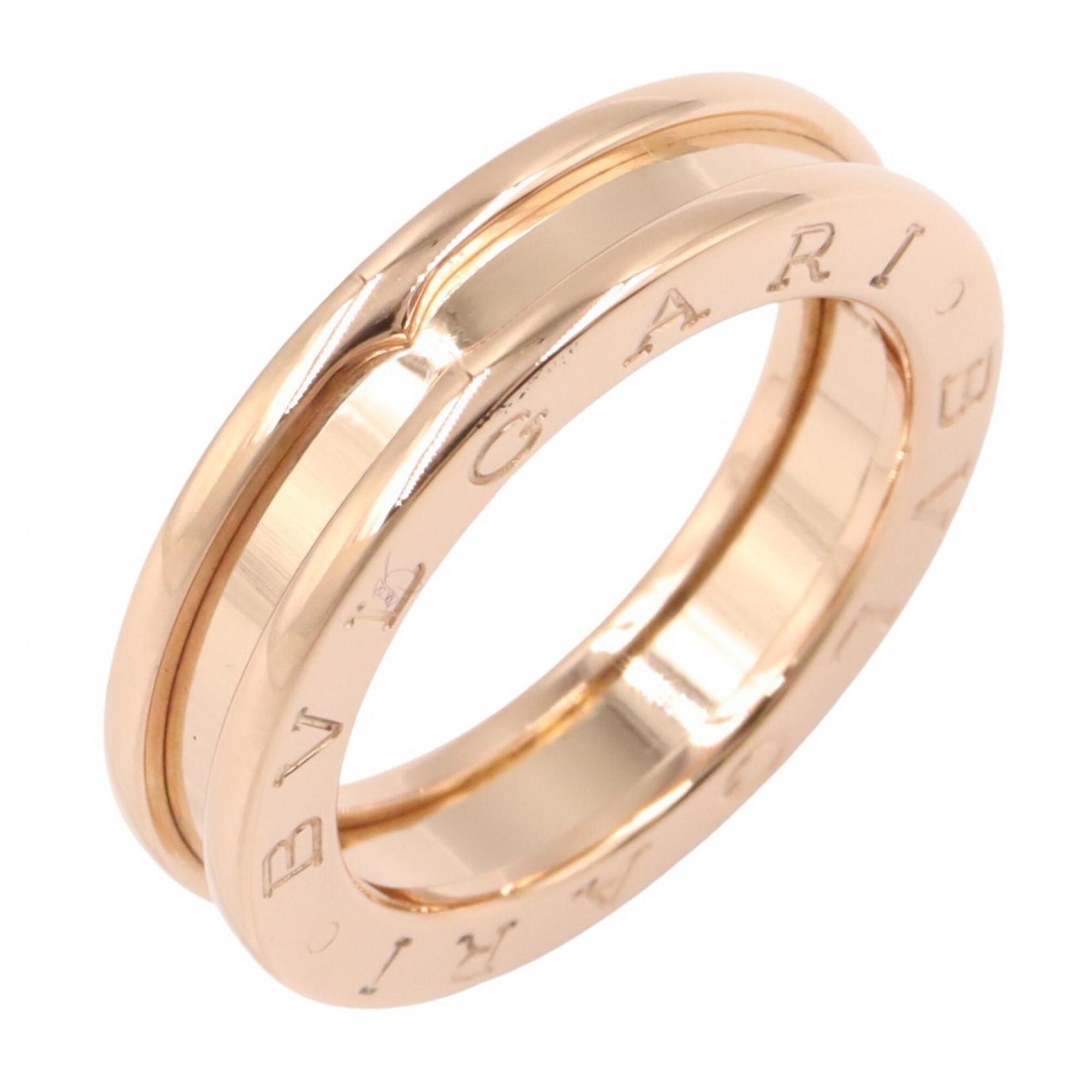 Bvlgari Gold Pink Gold (18K) Band Ring (Pre-Owned)