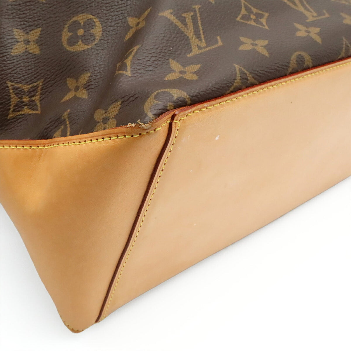 Louis Vuitton Brown Monogram Canvas Shoulder Bag Tote Bag (Pre-Owned)