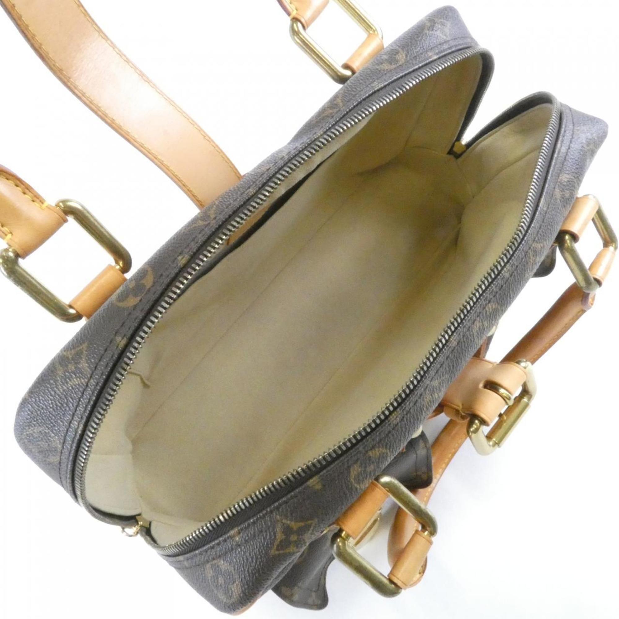 Louis Vuitton Monogram Marron Coated Canvas Handbag (Pre-Owned)