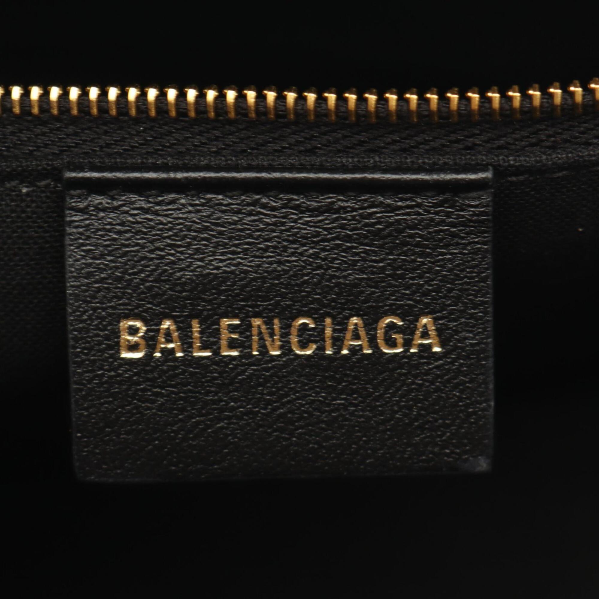 Balenciaga Brown Coated Canvas Handbag (Pre-Owned)