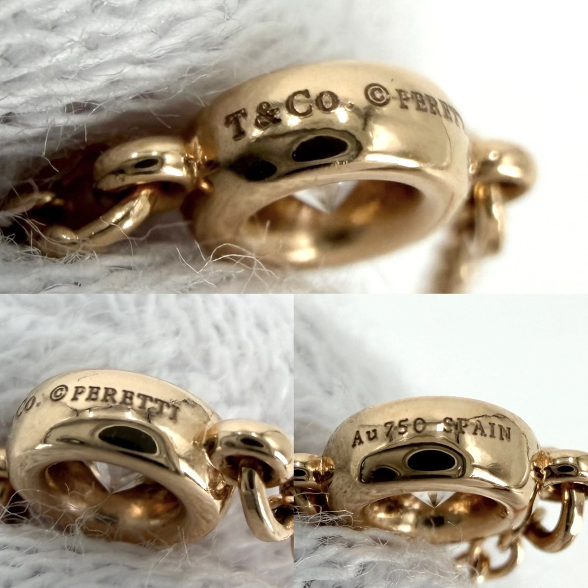 Tiffany Pink Gold (18K) Band Ring (Pre-Owned)