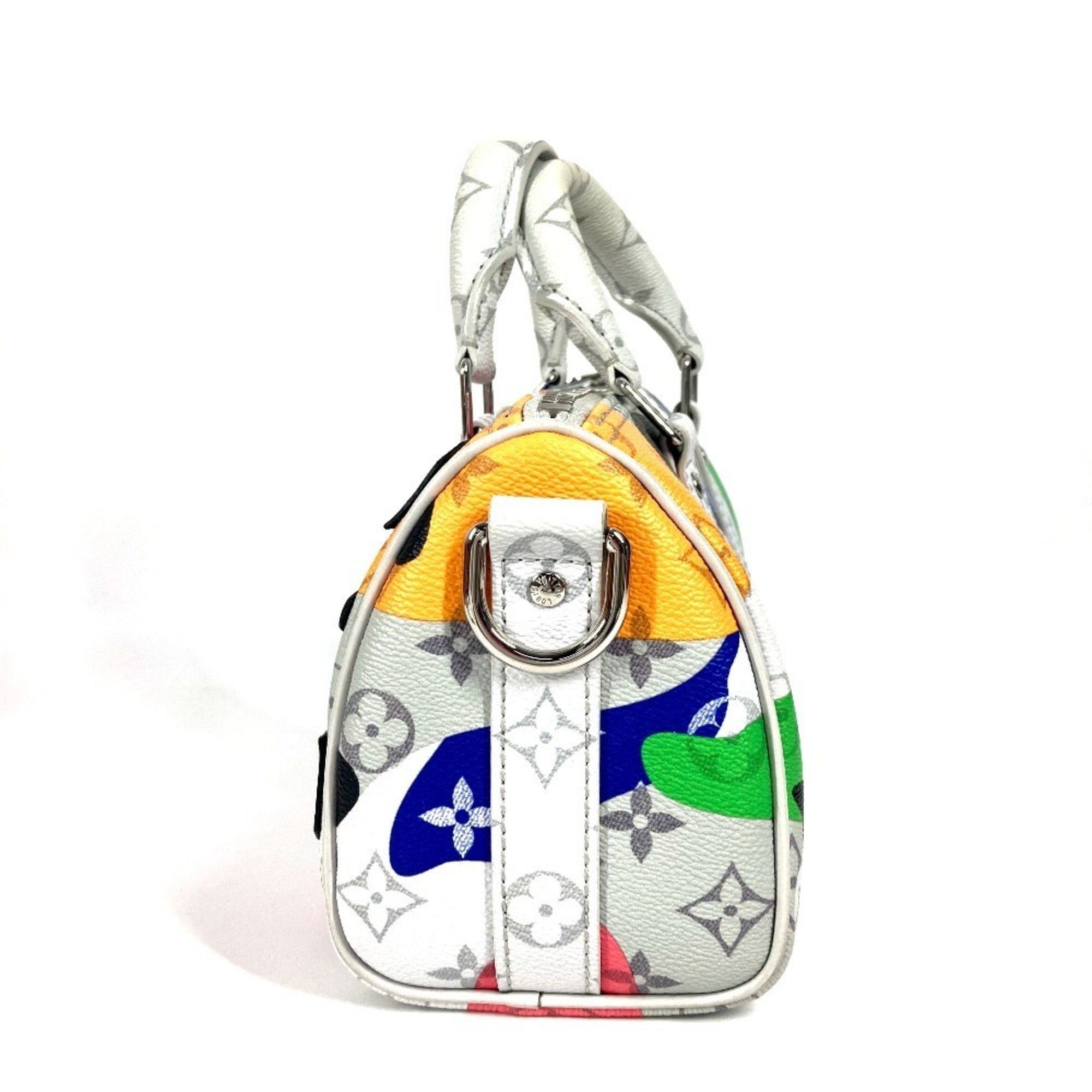 Louis Vuitton Multi-Color Monogram Leather Boston Bag Handbag Shoulder Bag (Pre-Owned)