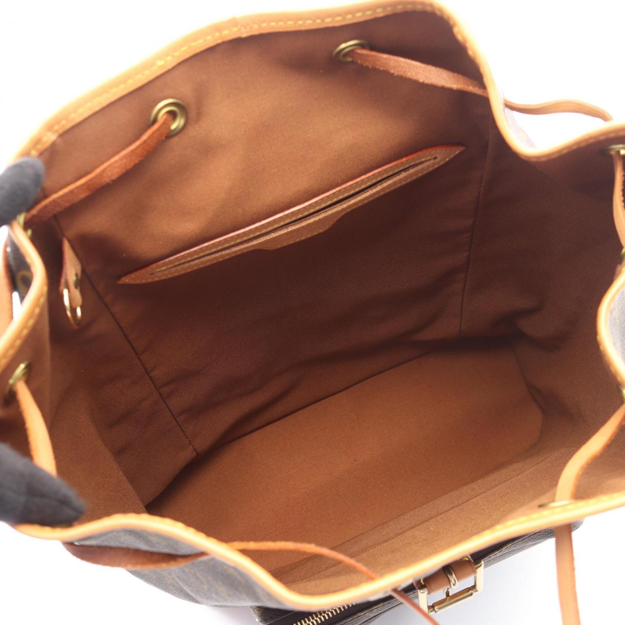 Louis Vuitton Brown Monogram Monogram Leather Backpack (Pre-Owned)