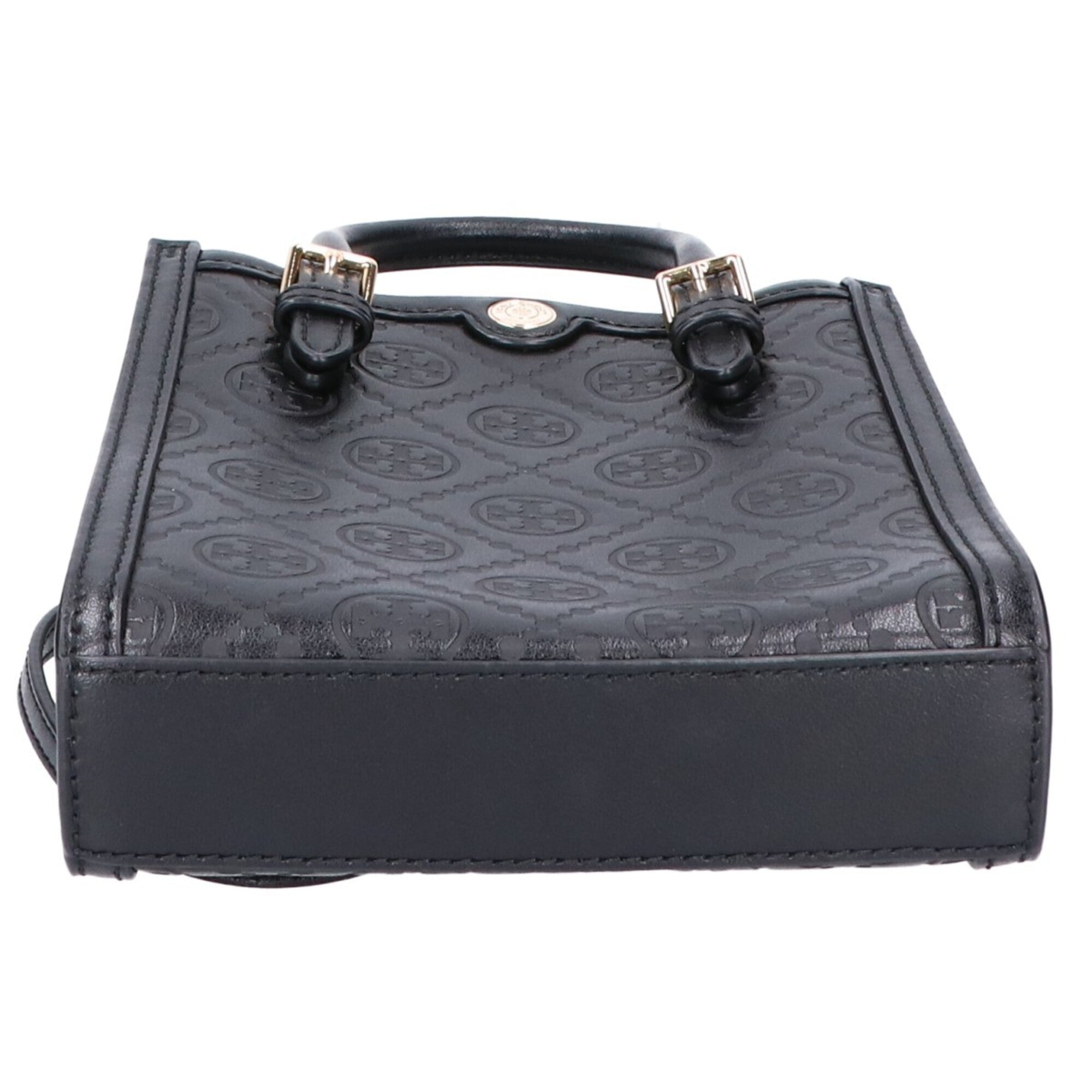 Tory Burch Black Leather Handbag (Pre-Owned)