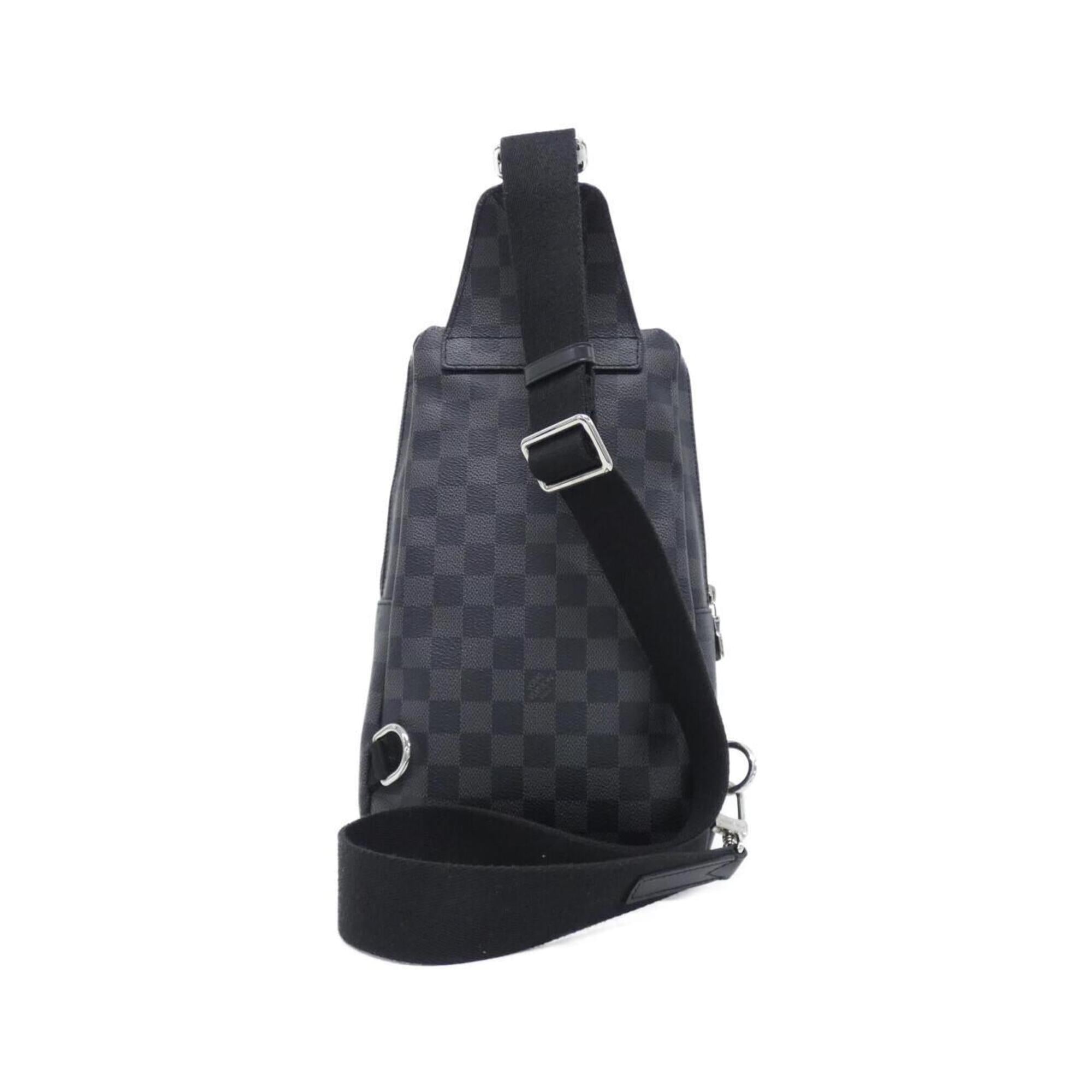 Louis Vuitton Graphite Coated Canvas Shoulder Bag (Pre-Owned)