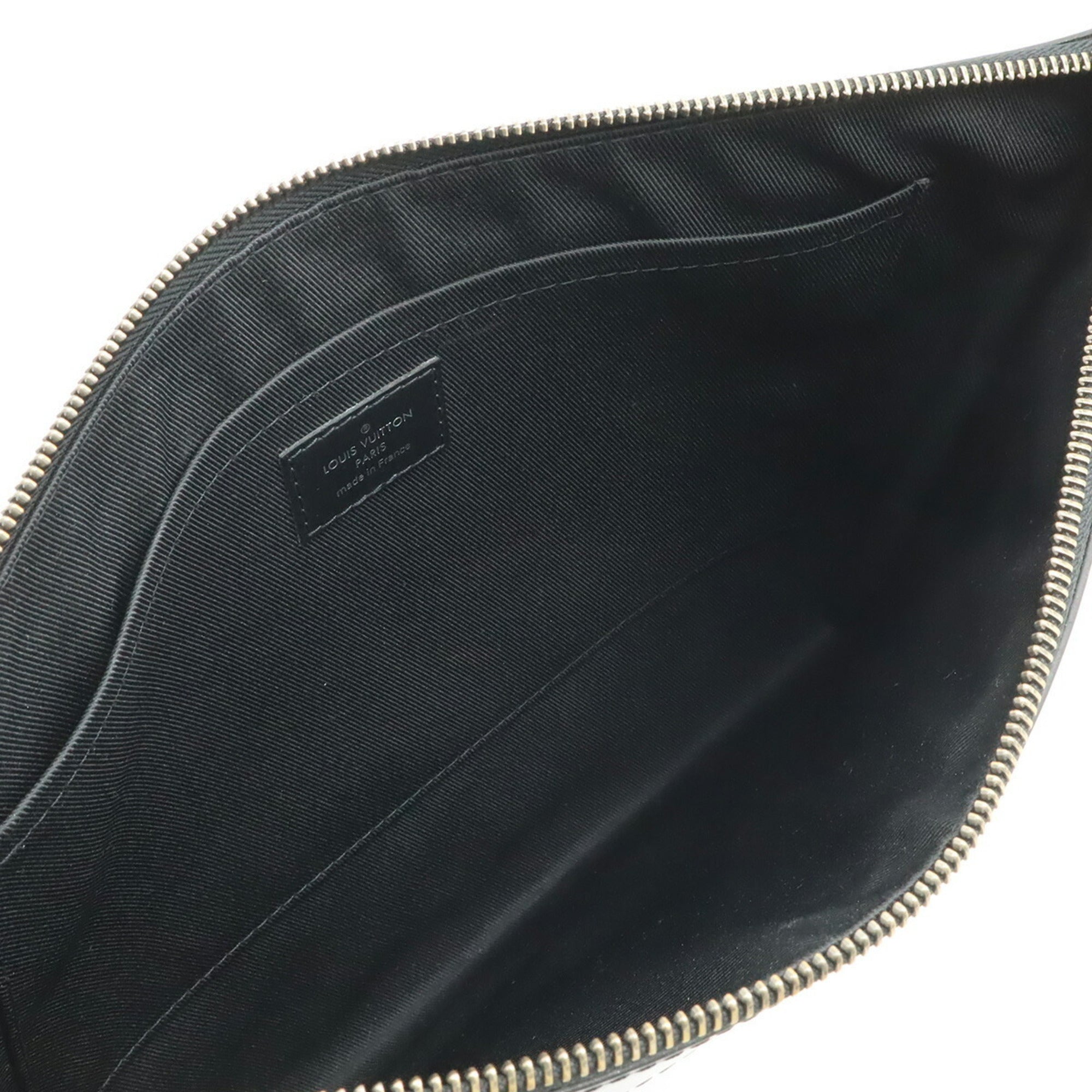 Louis Vuitton Monogram Eclipse Black Gray Monogram Eclipse Clutch Bag (Pre-Owned)