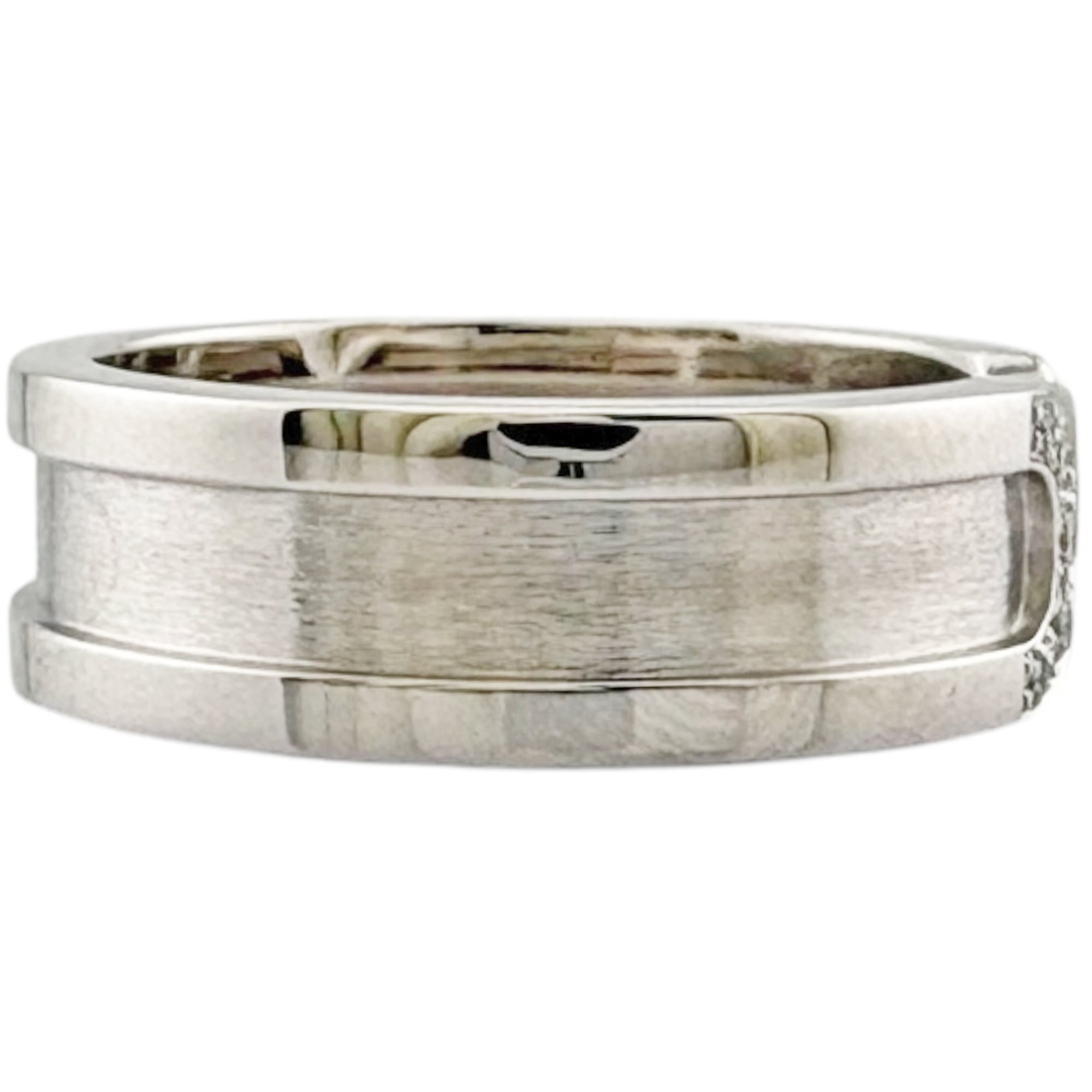 Cartier Silver White Gold (18K) Band Ring (Pre-Owned)