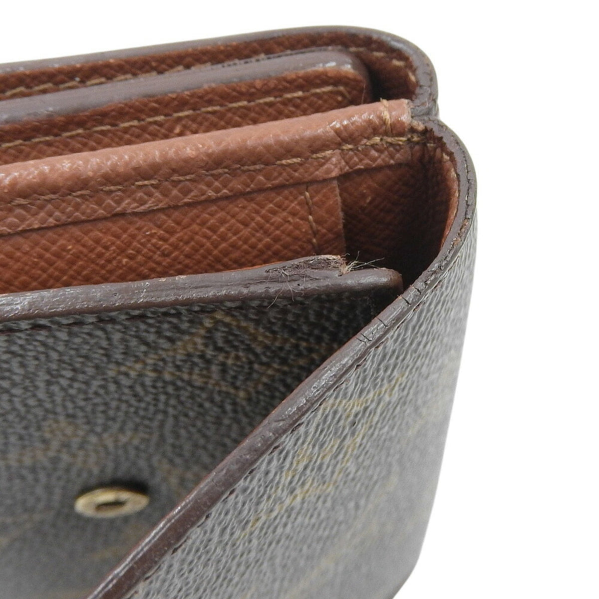 Louis Vuitton Brown Monogram Pvc Wallet (Tri-Fold) (Pre-Owned)