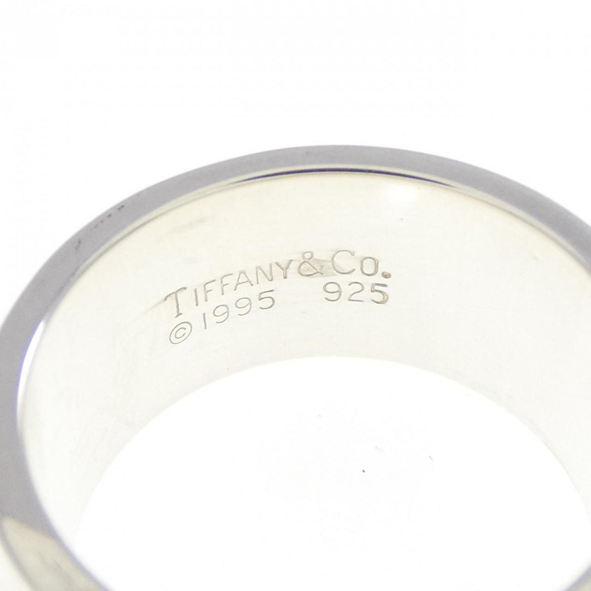 Tiffany Atlas Silver 925 Band Ring (Pre-Owned)