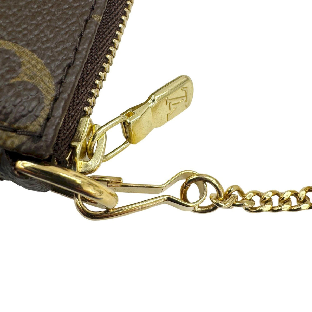 Louis Vuitton Brown Monogram Pochette Pouch (Pre-Owned)