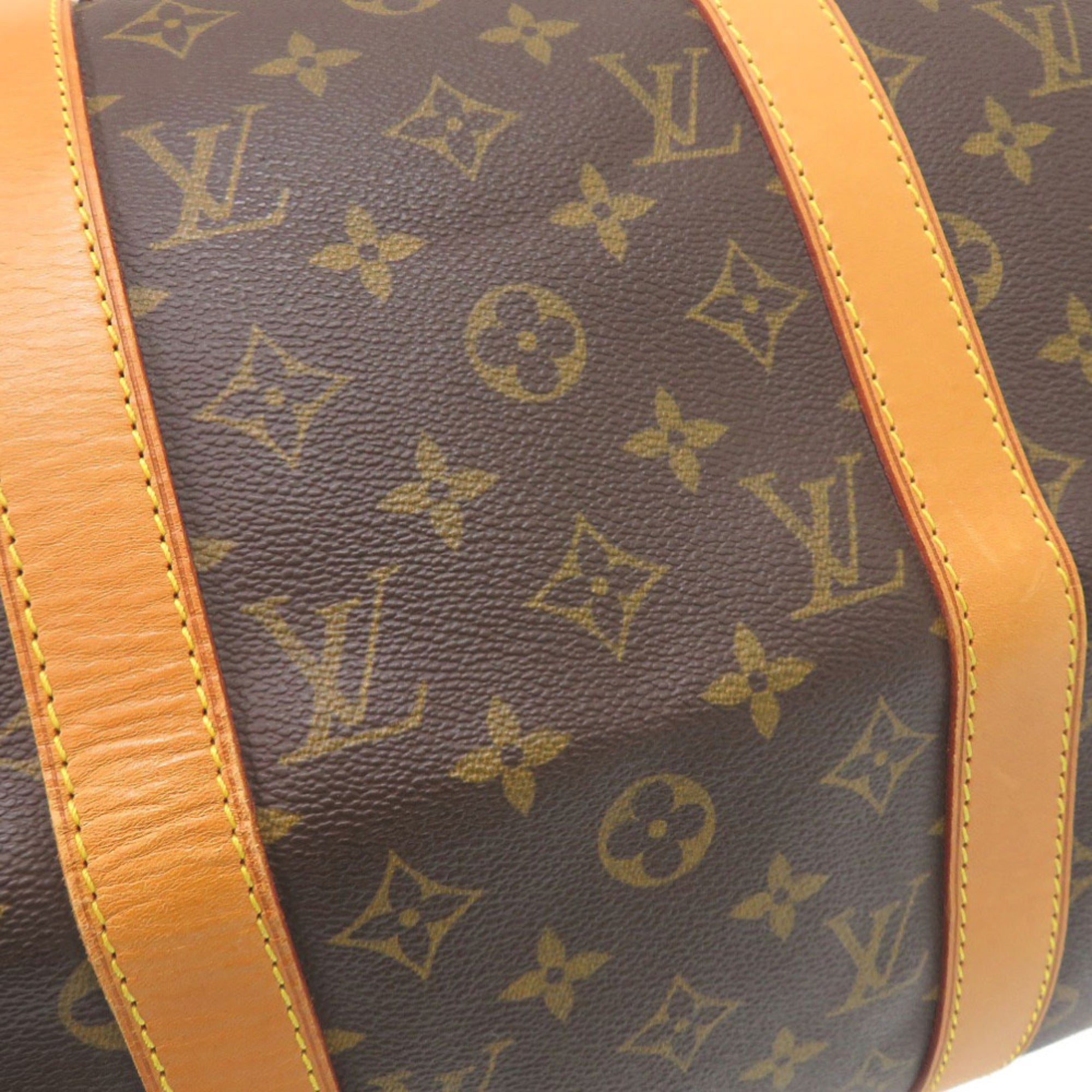 Louis Vuitton Monogram Brown Monogram Canvas Boston Bag (Pre-Owned)