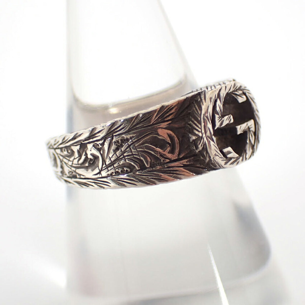 Gucci Silver Sterling Silver 925 Band Ring (Pre-Owned)