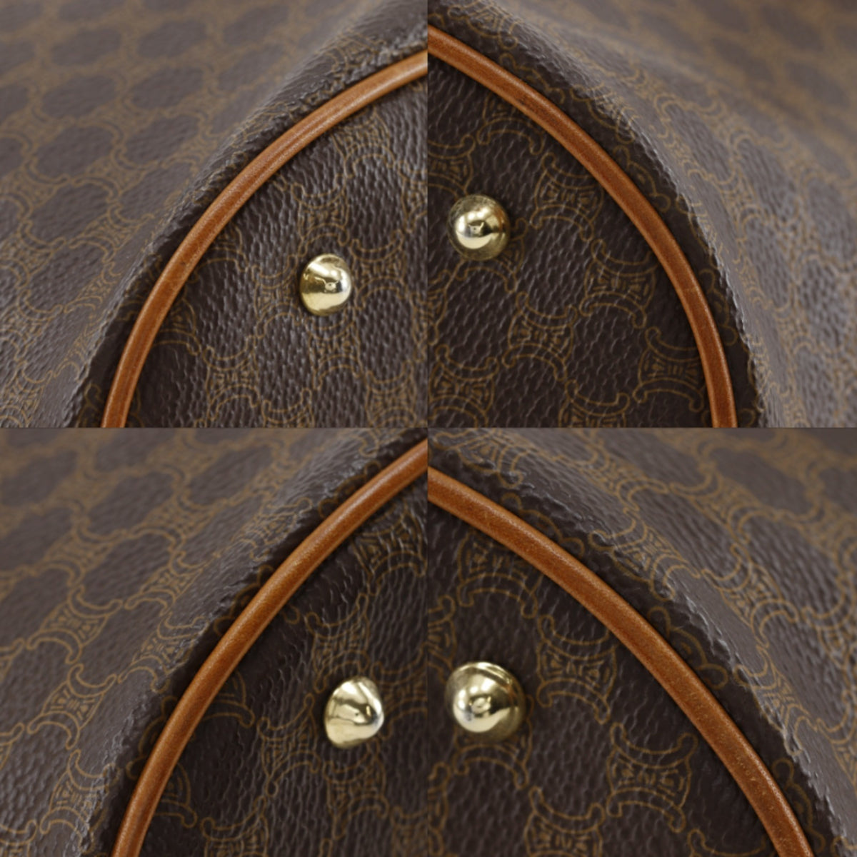 Celine Brown Pvc Tote Bag (Pre-Owned)