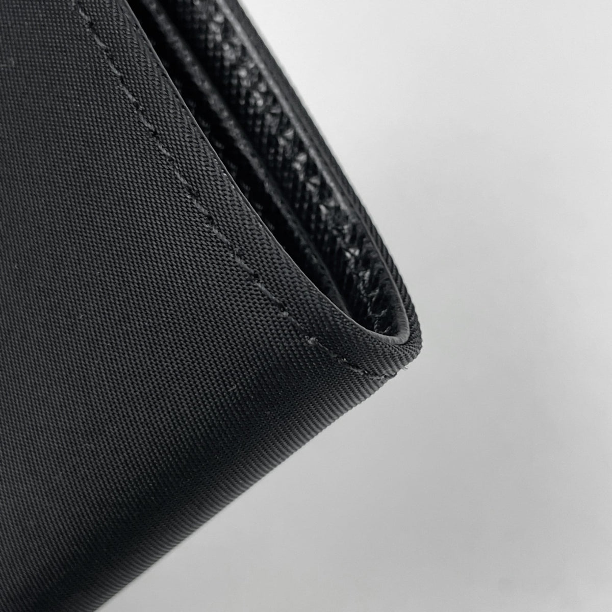 Prada Black Nero Nylon Wallet (Tri-Fold) (Pre-Owned)