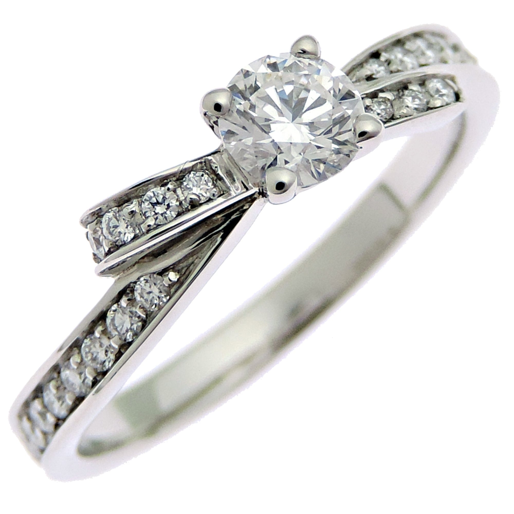 Chanel Platinum 950 Band Ring (Pre-Owned)