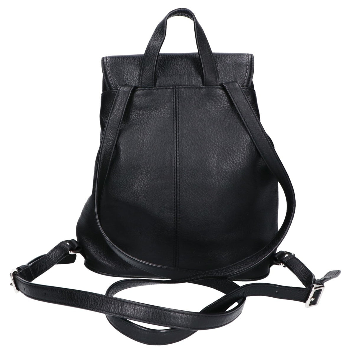 Coach Black Leather Backpack (Pre-Owned)