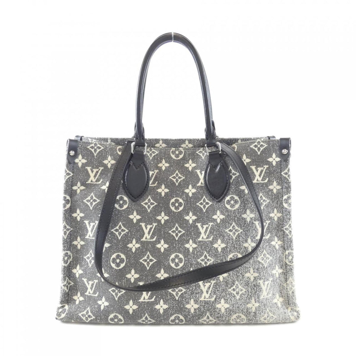 Louis Vuitton Gris Canvas Handbag (Pre-Owned)