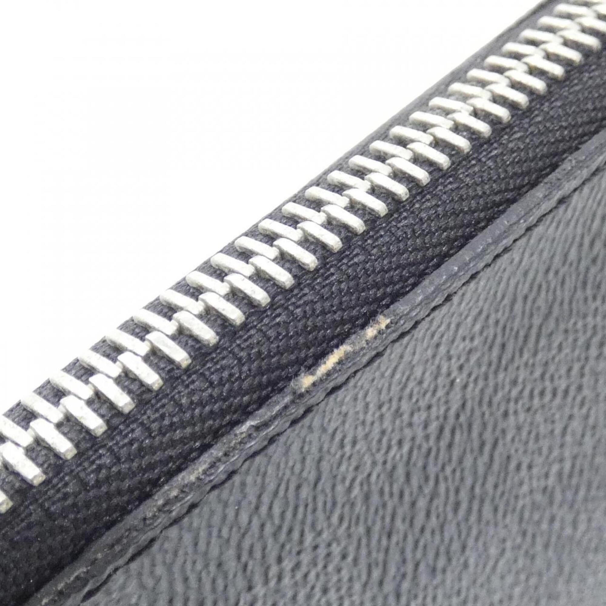 Louis Vuitton Graphite Coated Canvas Clutch Bag Pochette (Pre-Owned)