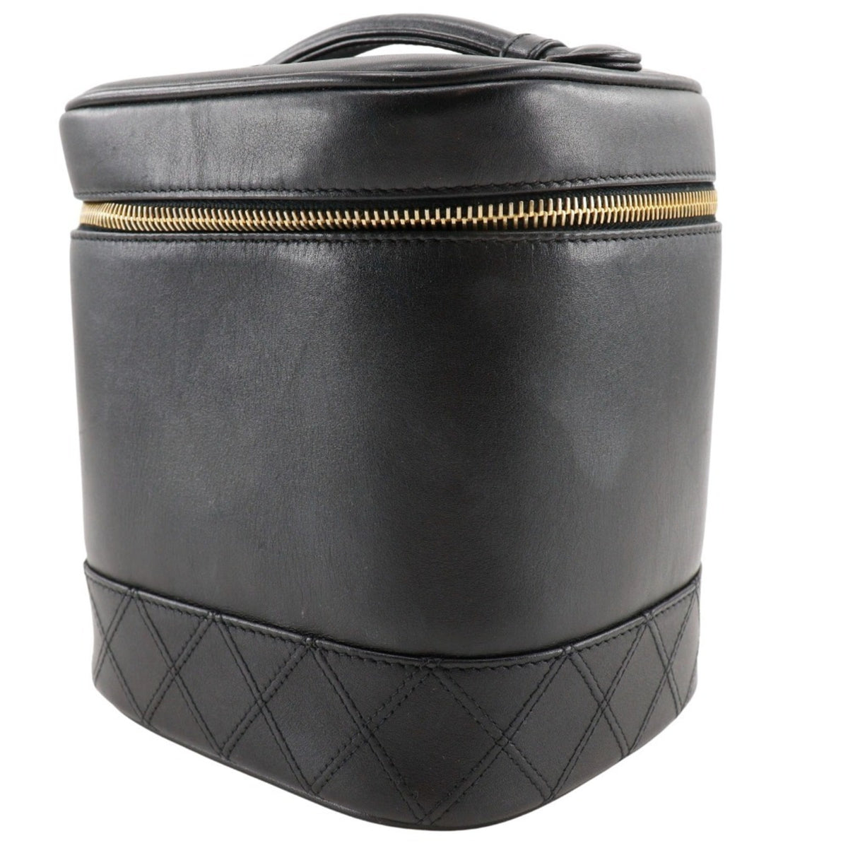 Chanel Black Leather Handbag Pouch (Pre-Owned)