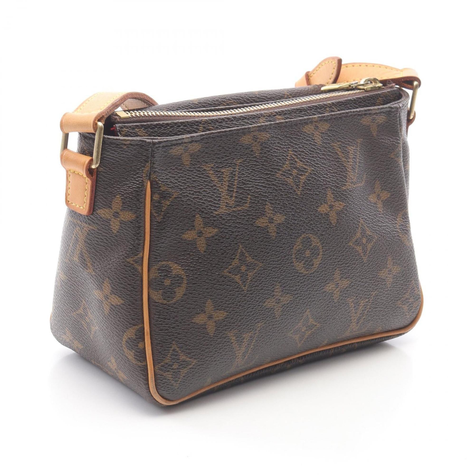Louis Vuitton Brown Pvc Leather Shoulder Bag (Pre-Owned)
